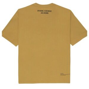 Opening Ceremony Cotton T-Shirt Brown Large $225